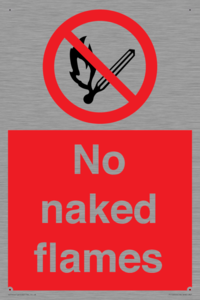 No naked flames